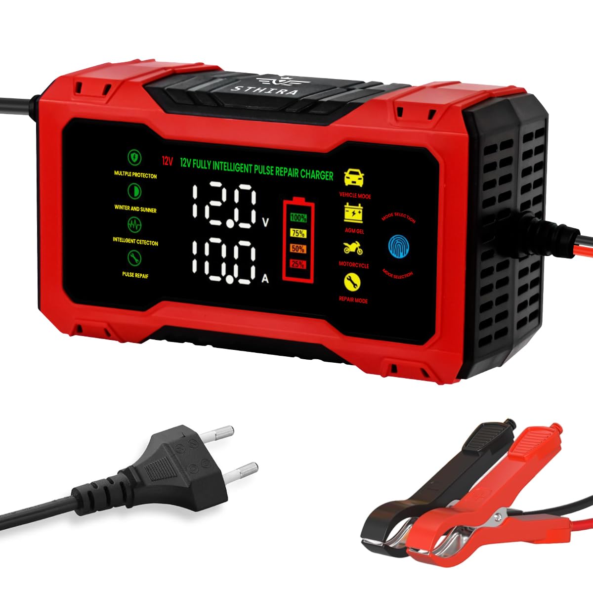 Ultra brzi automatski punjač akumulatora 12V – 6A