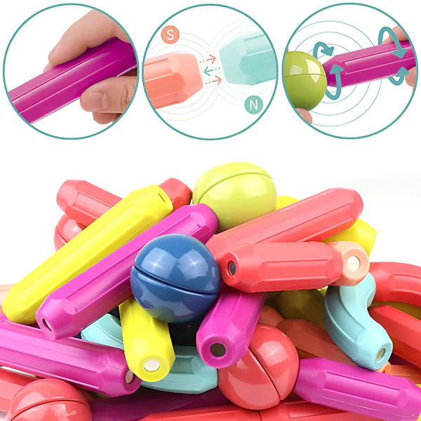 Set magnetnih stapica za djecu od 72komada.